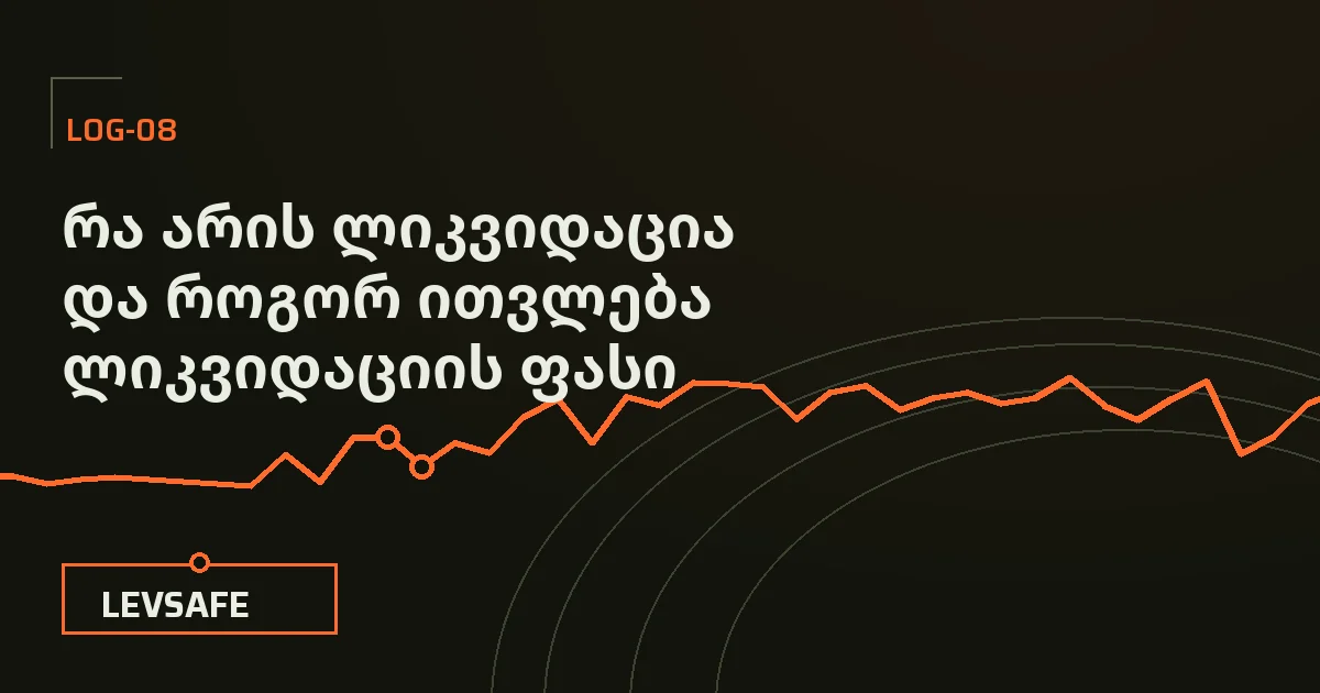 ილუსტრაცია: პოზიციის მარჟის დონე შემანარჩუნებელ ზღვარს ქვემოთ ჩამოდის და სისტემა იძულებით ხურავს პოზიციას